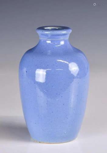 A Chinese Blue Glazed Vase 17th C