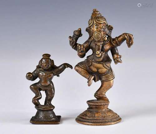 Two South Asia Bronze Buddhas