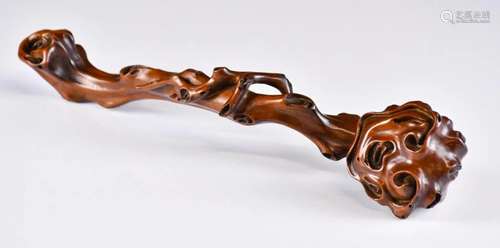 A Wood Carved Sceptre Republican Period