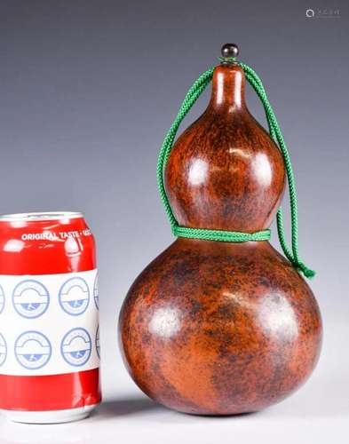 Antique Lacquered Calabash Ornament Qing