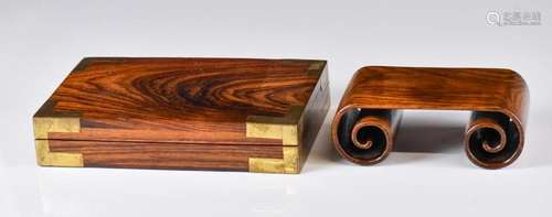 A Hard Wood Box and A Wood Base