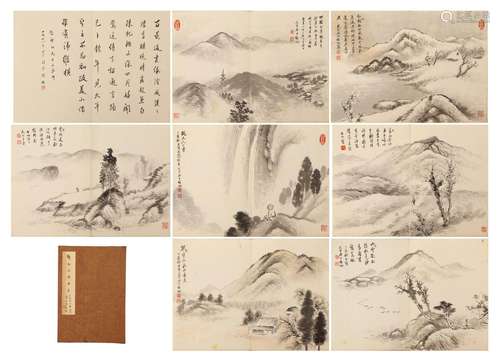 A Chinese Painting Album of Landscape