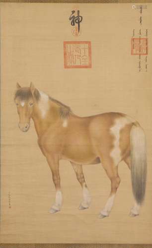 A Chinese Painting of Rare Horse