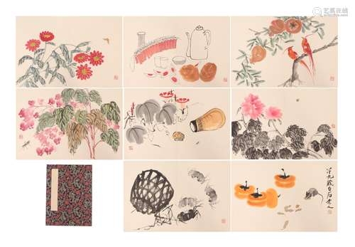 A Chinese Painting Album of Plants