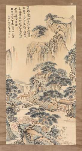 A Chinese Painting of Return to Retreat