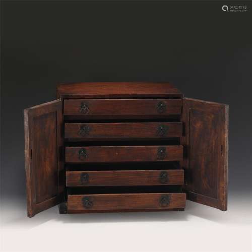 A Five-tierd Wooden Cabinet
