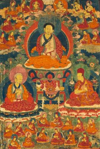 Three patriarchs from the Sakya tradition