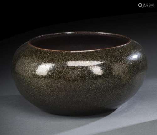 A FINE TEADUST-GLAZED PORCELAIN BOWL