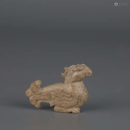 Chinese ancient jade bird