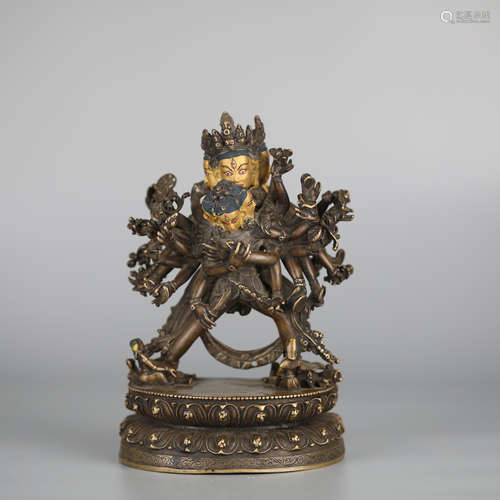 Bronze buddha statue 16th