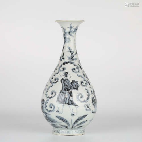 Ancient Chinese blue and white porcelain, Yuan