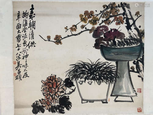 Wu Changshuo, ink painting