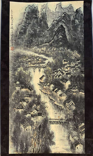 Li Keran, thick ink landscape painting