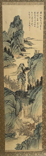 Pu Xinru, ink landscape painting