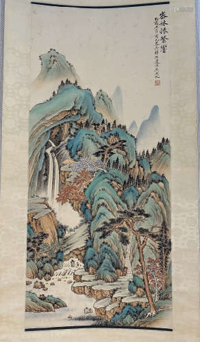 Wu Hufan, watercolor painting