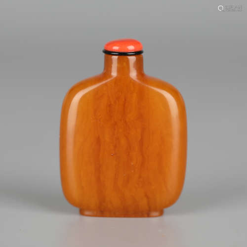 Beeswax snuff bottle qing dynasty