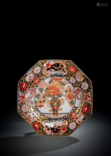 A MEISSEN IMARI OCTAGONAL PLATE