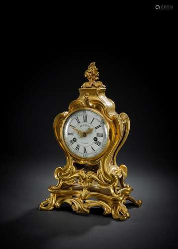 A FINE LOUIS XV OROMOLU PENDULE