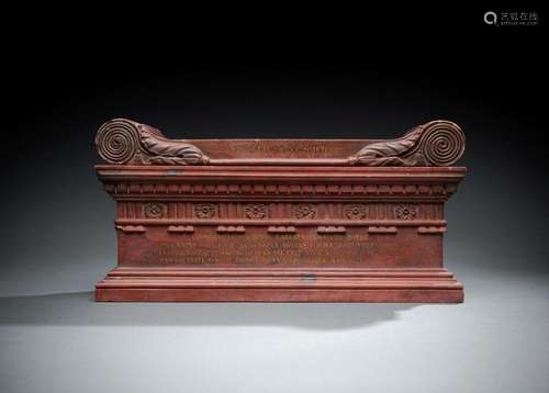 MODEL OF THE SARCOPHAGUS OF CORNELIUS SCIPIO AS INKWELL