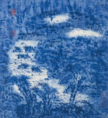 Chen Xiangxun (born 1956), River Landscape in Moonlight