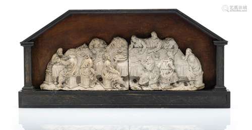 A PREDELLA RELIEF OF THE LAST SUPPER