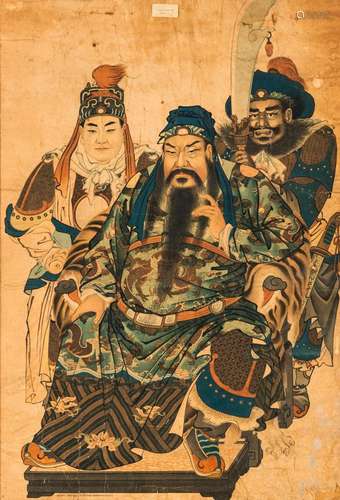 A DEPICTION OF ZHAO YUN, GUAN YU, AND ZHANG FEI