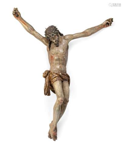 AN ELABORATE EARLY BAROQUE BODY OF CHRIST