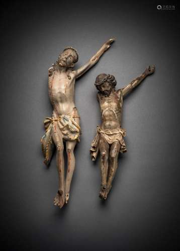 TWO BAROQUE BODIES OF CHRIST