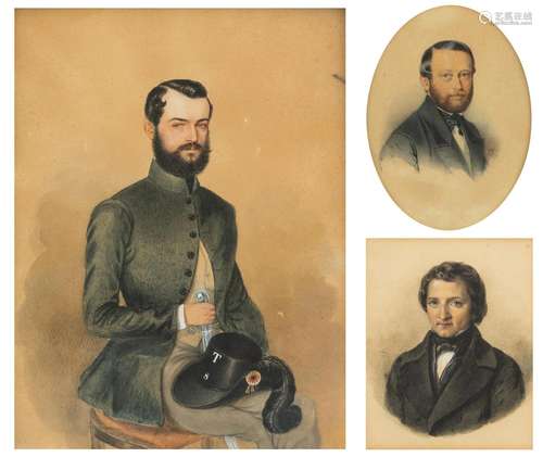 THREE PORTRAITS OF GENTLEMEN