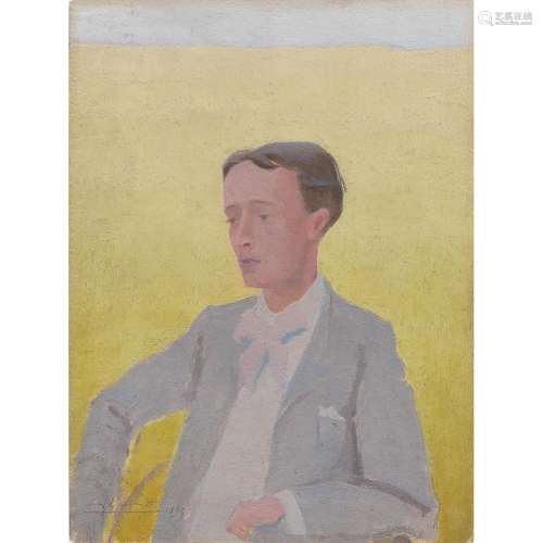 CHARLES LACOSTE (1870-1959) PORTRAIT D’HUBERT CRACKANTHORPE,...