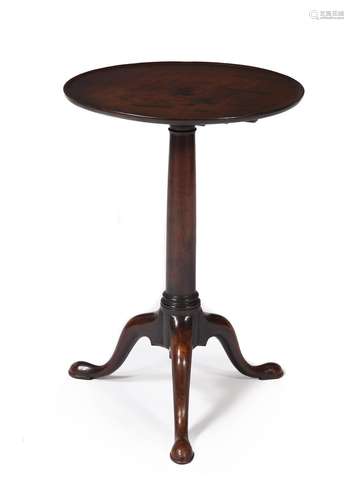 A GEORGE II MAHOGANY TRIPOD TABLE, CIRCA 1740