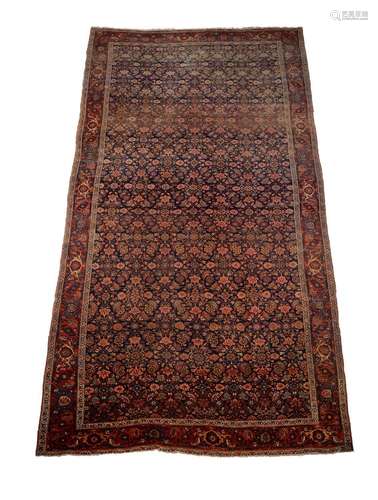 A BIDJAR GALLERY CARPET, approximately 438 x 205cm