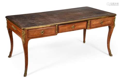 Y A LOUIS XV/XVI TRANSITIONAL KINGWOOD, CROSS BANDED AND ORM...