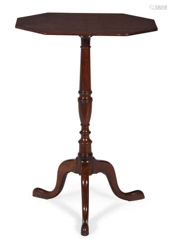 A GEORGE III MAHOGANY TRIPOD WINE TABLE, CIRCA 1790