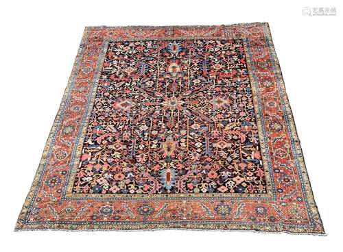 A HERIZ CARPET, approximately 371 x 307cm