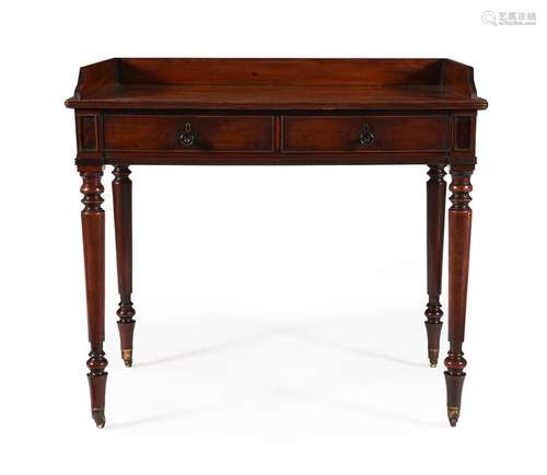 A REGENCY MAHOGANY DRESSING TABLE, ATTRIBUTED TO GILLOWS, CI...