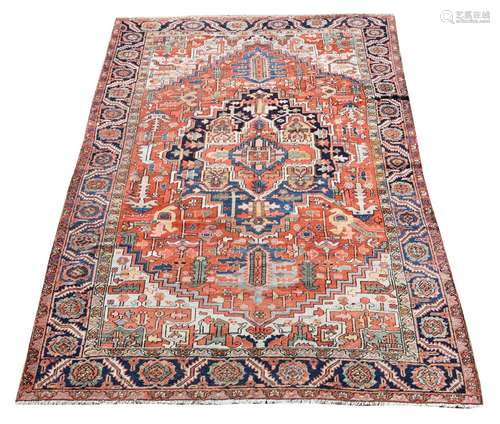 A HERIZ CARPET, approximately 380 x 274cm