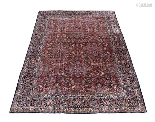 A KASHAN CARPET approximately 419 x 315cm