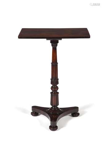 Y A WILLIAM IV ROSEWOOD PEDESTAL TABLEIN THE MANNER OF MARSH...