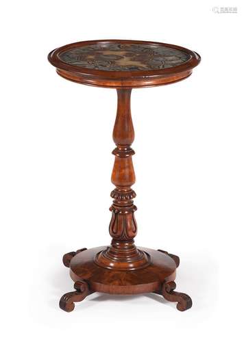 A GEORGE IV MAHOGANY OCCASIONAL TABLE, CIRCA 1830