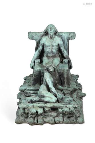 STEPHAN ABEL SINDING (NORWEGIAN-DANISH 1846-1922) A BRONZE F...