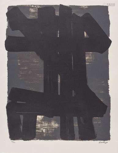 Pierre Soulages: Lithographie No. 6