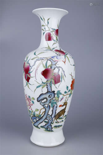 A Rose Porcelain Bottle 