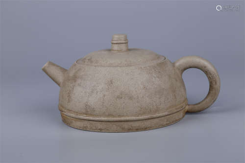 A Purple Clay Teapot.