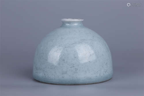 A Celeste Glazed Porcelain Bottle.