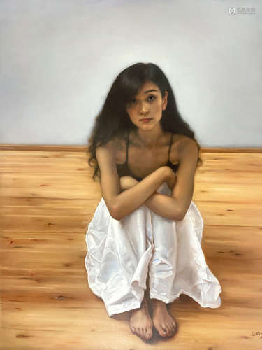 庞茂琨 2001 宁静的晌午 布面油画