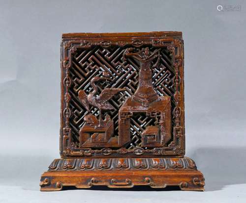 A MING DYNASTY HUANGHUALI INCENSE BOX