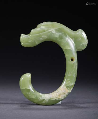 A HONGSHAN CULTURE JADE DRAGON