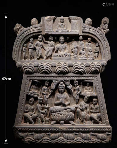 A GANDHARA GREY SCHIST BUDDHISM STORY