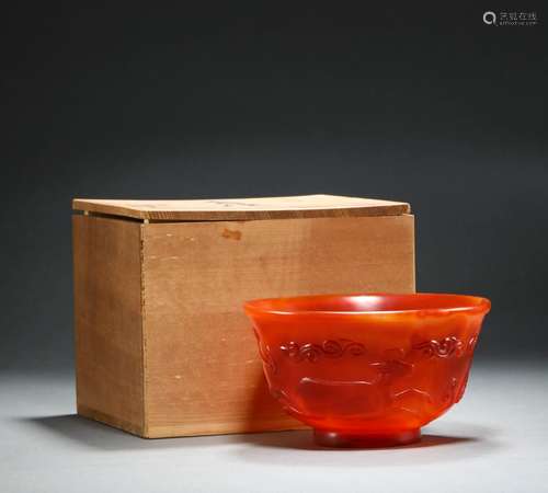 A TANG DYNASTY AGATE BOWL